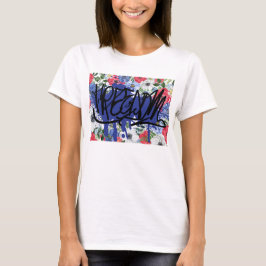 Camiseta Graffiti de la libertad - Mujeres de EEUU