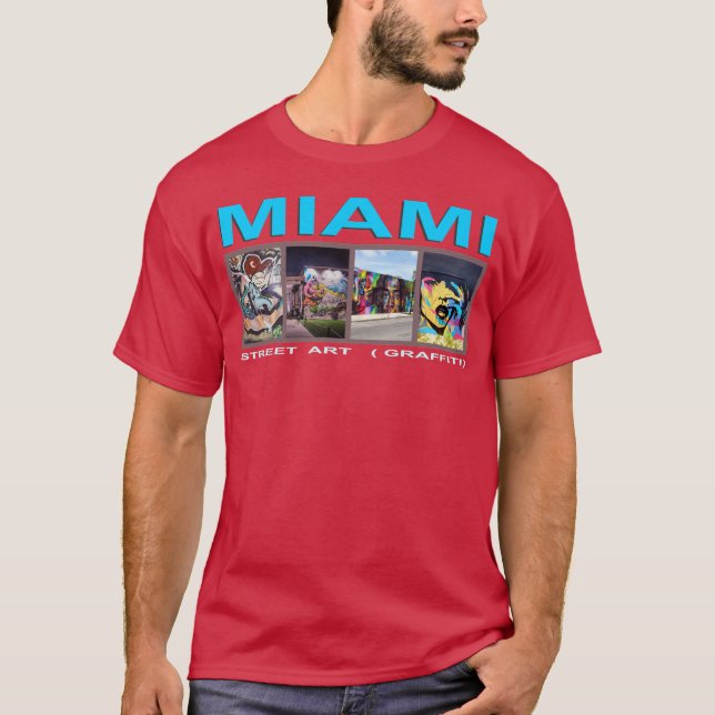 Camiseta Graffiti de Miami M190082 (Anverso)