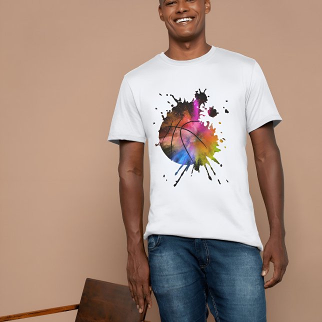 Camiseta graffiti de pelota de camisas de baloncesto Silhou (Subido por el creador)