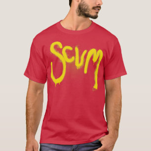 Camiseta Graffiti de Punk de costra de S