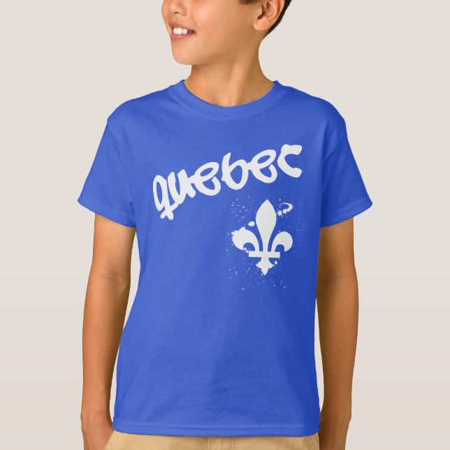 Camiseta Graffiti de Quebec (Anverso)