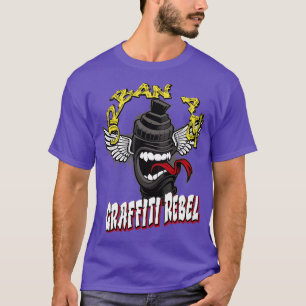 Camiseta Graffiti de Rebel de arte urbano