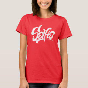 Camiseta Graffiti de skateboard Selfie Street Art Letters T