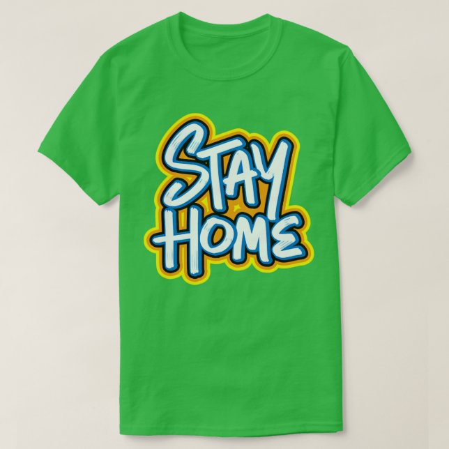 Camiseta Graffiti de Stay Home (Diseño del anverso)