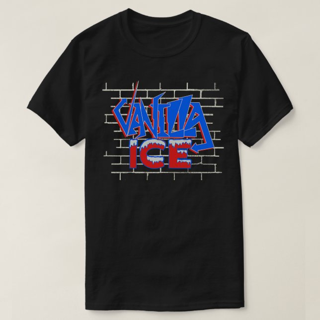 Camiseta Graffiti de vainilla Ice Brick (Diseño del anverso)