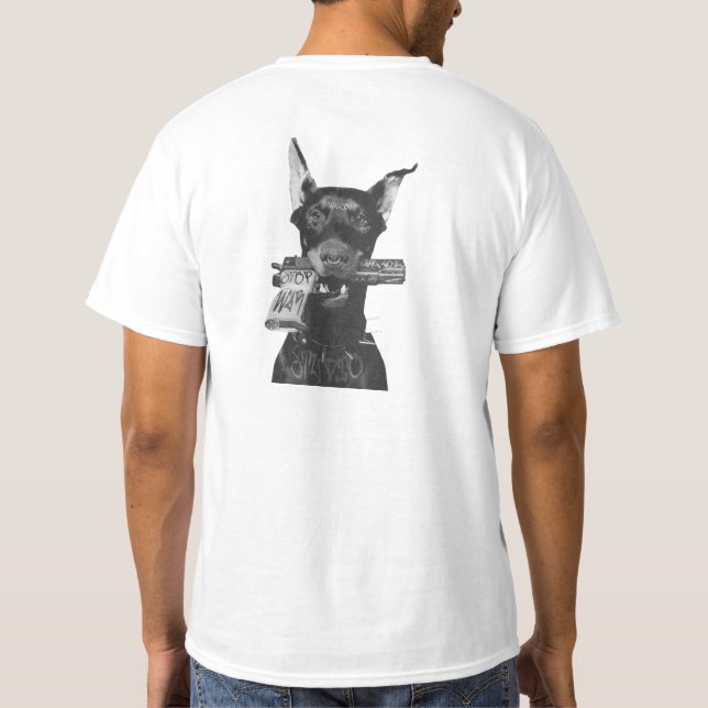 Camiseta Graffiti Doberman Art (Reverso)