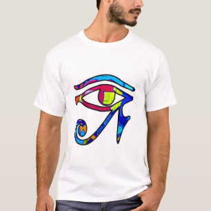 Camiseta Graffiti, el ojo de la mirada egipcia de Horus