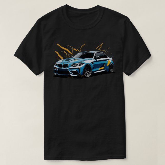 Camiseta Graffiti estilo BMW M2 f87 (Diseño del anverso)