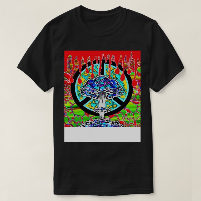 Camiseta Graffiti Explosión Arte arco iris (Diseño del anverso)