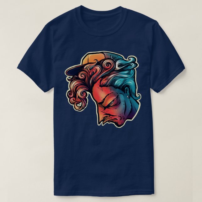 Camiseta Graffiti Face (Diseño del anverso)