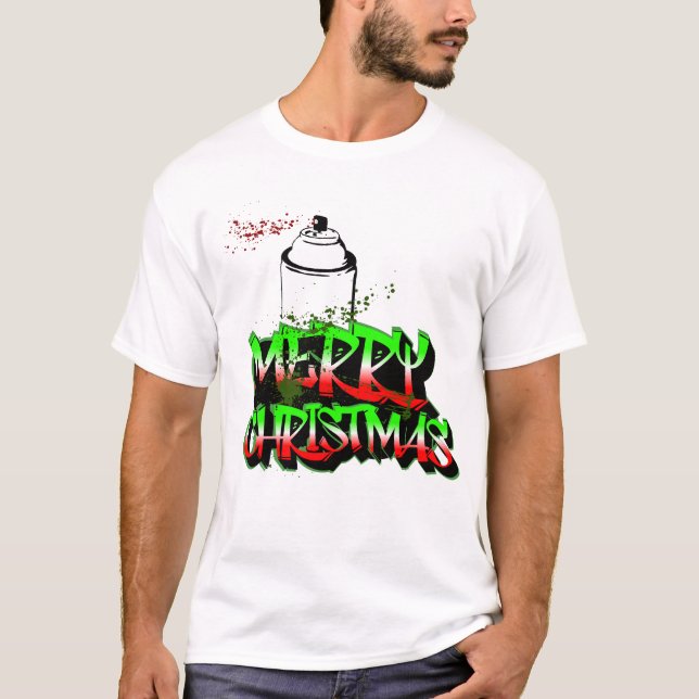 Camiseta Graffiti Feliz Navidad (Anverso)