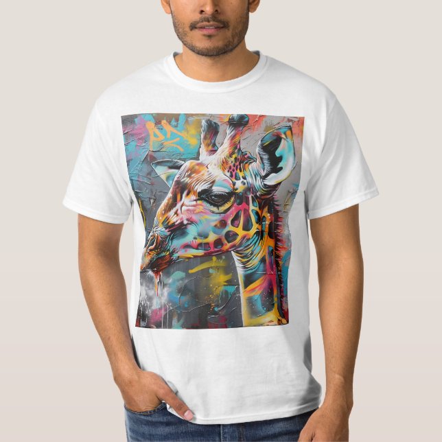 Camiseta Graffiti Giraffe (Anverso)