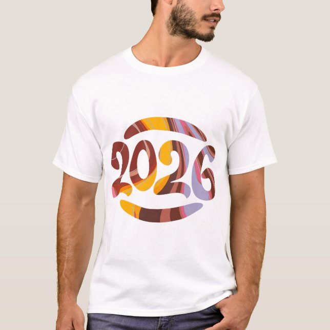 Camiseta Graffiti Glow: New Year Street Vibes Tee (Anverso)
