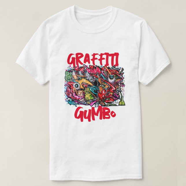 Camiseta Graffiti Gumbo T-Shirt (Diseño del anverso)