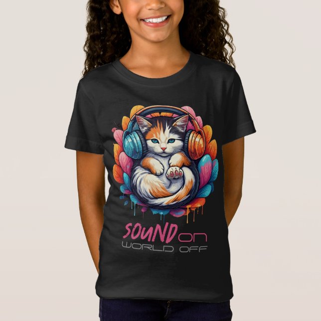 Camiseta Graffiti Kitty Vibe Appartal - Calico (Anverso)