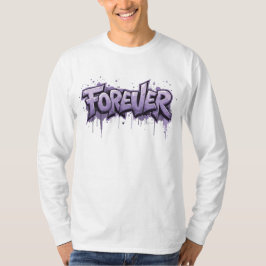 Camiseta Graffiti Lavender Infinity "FOREVER"