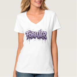 Camiseta Graffiti Lavender Infinity "FOREVER"