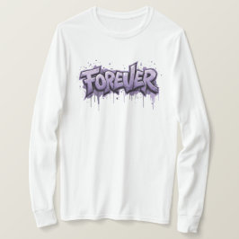 Camiseta Graffiti Lavender Infinity "FOREVER"