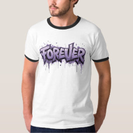 Camiseta Graffiti Lavender Infinity "FOREVER"