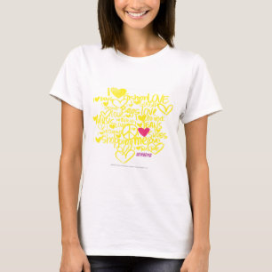 Camiseta Graffiti Magenta-Amarillo