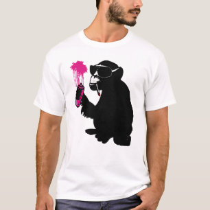 Camiseta graffiti monkey