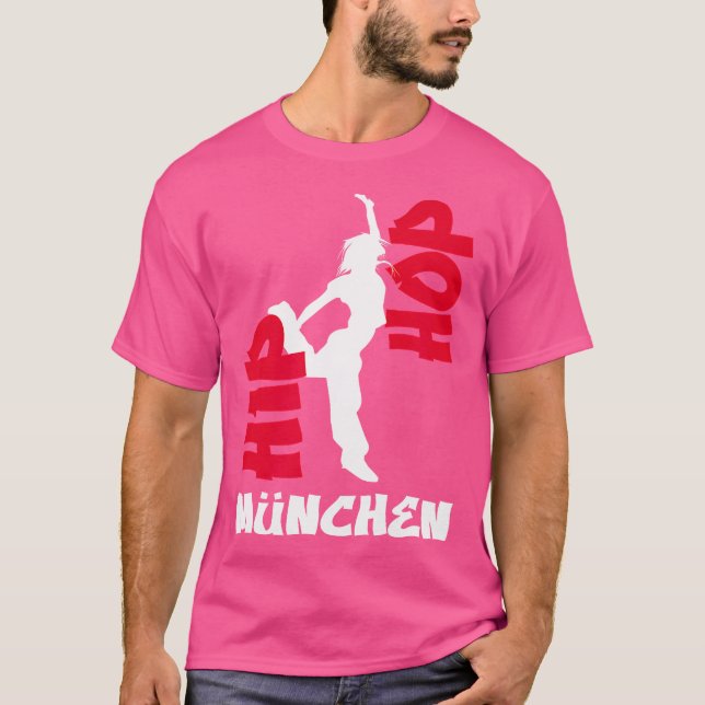 Camiseta Graffiti musical de Hip-Hop Munich (Anverso)
