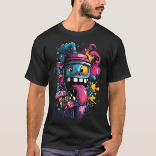 Camiseta Graffiti No Cap Spray Can Streetwear T-shirt Diseñ