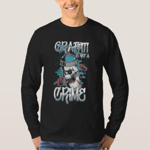 Camiseta Graffiti No Crime Vandale Urban Art Spray