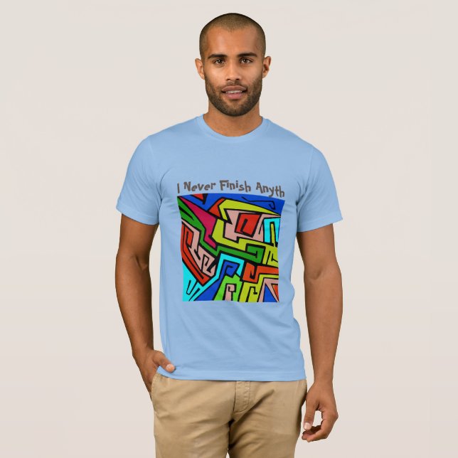 Camiseta Graffiti: Nunca Termino Nada (Anverso completo)
