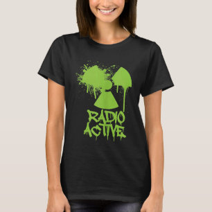 Camiseta Graffiti: orgulloso de la radiación de energías re