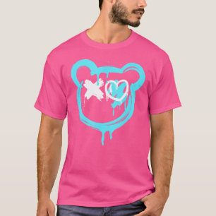 Camiseta Graffiti Oso Punk de amor Pintura de pintura Graff