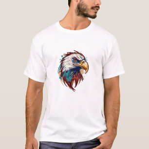 Camiseta Graffiti Paint Eagle Bird Creative