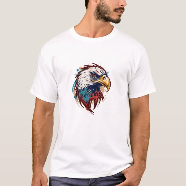Camiseta Graffiti Paint Eagle Bird Creative (Anverso)