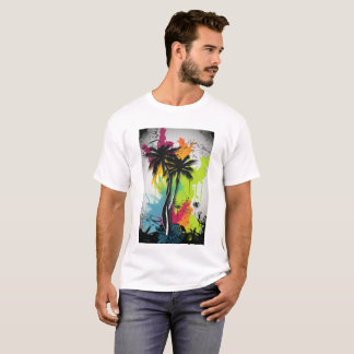 Camiseta Graffiti Palm Tree