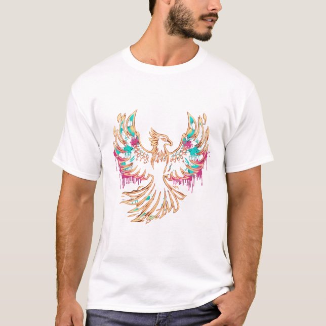 Camiseta Graffiti Phoenix Rising (Anverso)