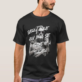 Camiseta Graffiti png de profesor masculino inspirador