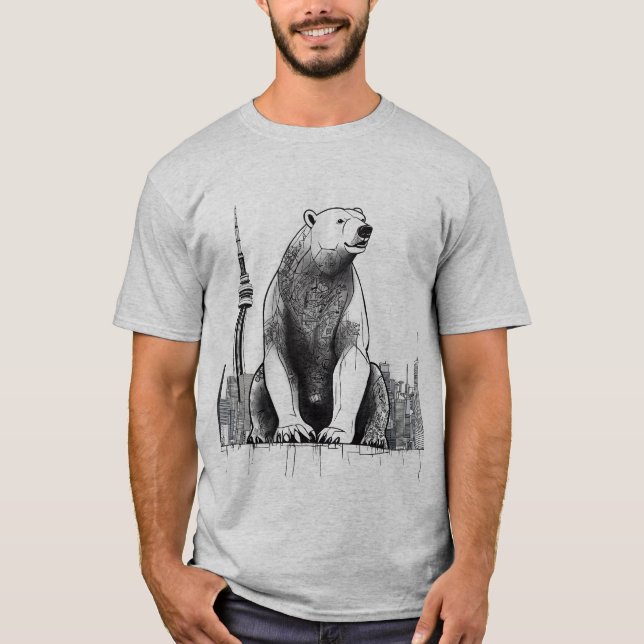 Camiseta Graffiti Polar Bear (Anverso)