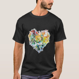 Camiseta Graffiti Resumen corazón