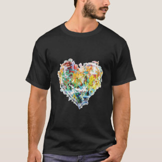 Camiseta Graffiti Resumen corazón