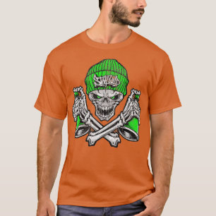 Camiseta Graffiti Skull Graphic Street Art Lover