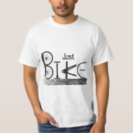 Camiseta Graffiti "Solo en bicicleta" de piezas de biciclet