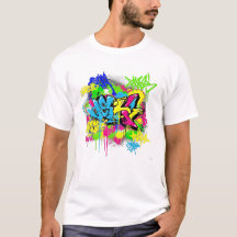 Graffiti Splash Art T-Shirt - Estilo urbano