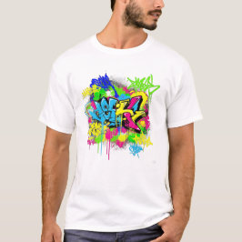 Camiseta Graffiti Splash Art T-Shirt - Estilo urbano
