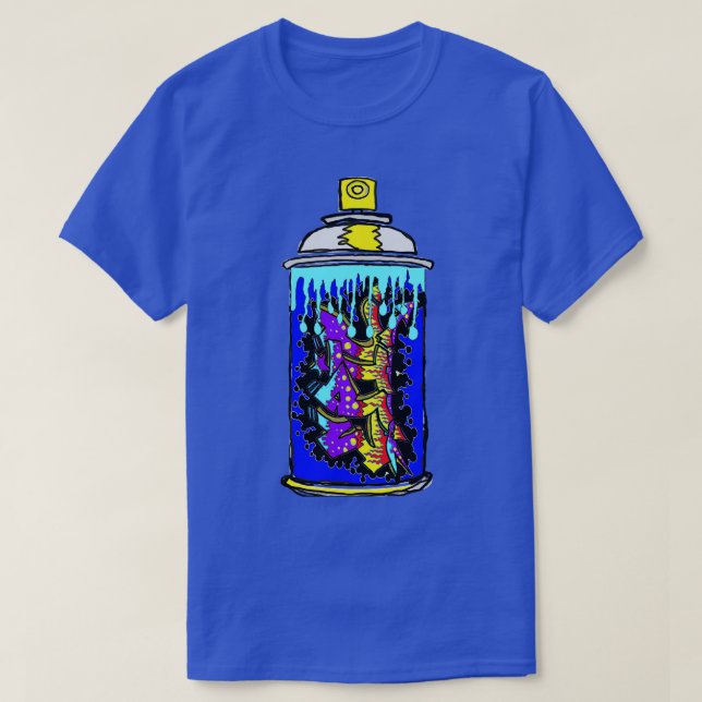 Camiseta Graffiti Spray Can Art Spray Pinta de LowEndGraphi (Diseño del anverso)