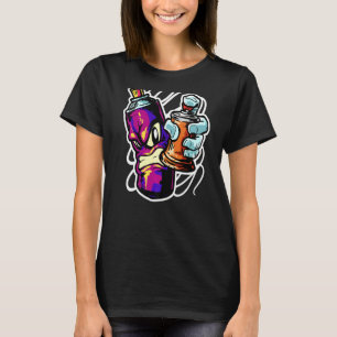 Camiseta Graffiti Sprayer Street Artista de la calle Grasa