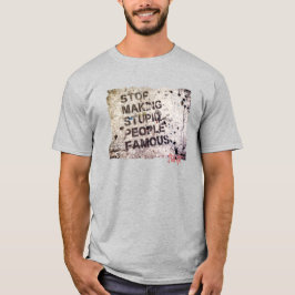 Camiseta Graffiti Stop stupid people
