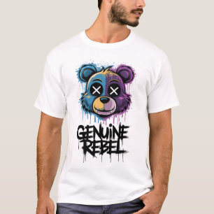 Camiseta "Graffiti Style Rebel Bear T-Shirt