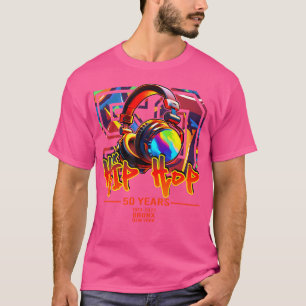Camiseta Graffiti urbano callejero que celebra 50 años de v