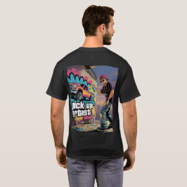 Camiseta Graffiti urbano y artista de recolección