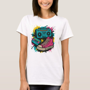 Camiseta Graffiti Vibes Tee de los años 80